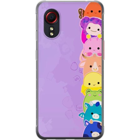 Yhteensopiva Puhelinkuori Samsung Galaxy Xcover 5 Tumma siluetti Jeesuksesta, jolla on orjantappurakruunu mustaa taustaa vasten, voimakkaassa kontrast