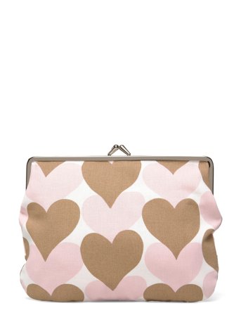 Marimekko Pienet Sydämet Puolikasc.purse - Pink - ONE SIZE