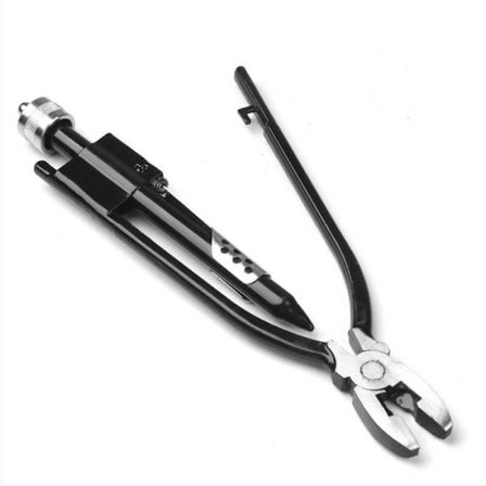 Låstång, 9 tum trådvridtång säkerhetstång professionell fjäderbelastad gängstång hållbar kolstål vridtång