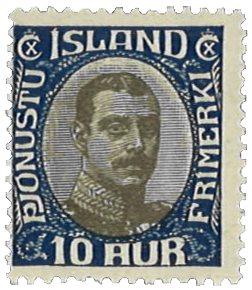 Island 1920 - Tjenestemærke AFA 36 - Postfrisk