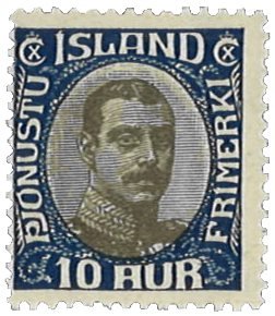 Island 1920 - Tjenestemærke AFA 36 - Postfrisk