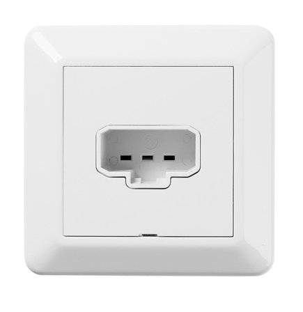 Elko EKO30134 Stikkontakt renhvit, DCL med plugg, Strømbrytere & vegguttak