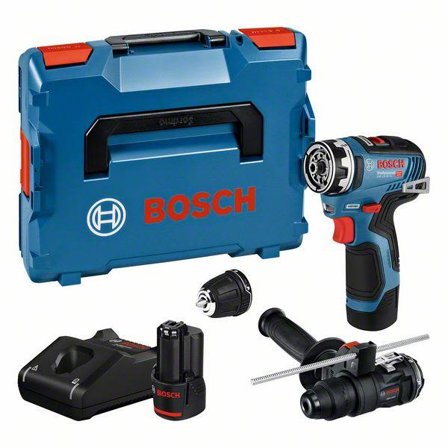 Bosch GSR 12V-35 FC Skruvdragare med batteri och laddare, Maskiner