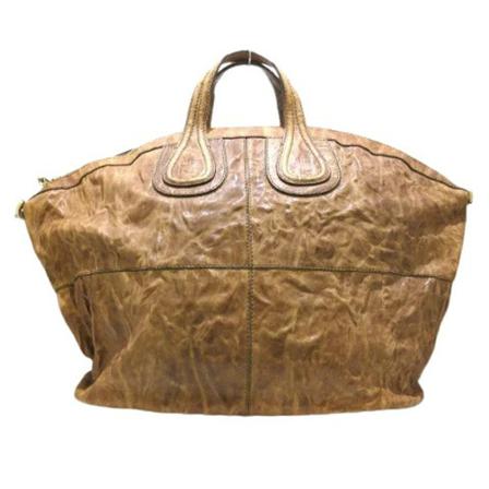 Givenchy Pre-owned, Leather Nightingale Bag Bruin, Dames, Maat:ONE Size