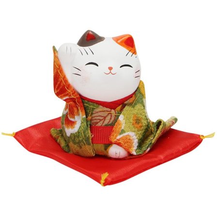 Japansk Kimono Søt Lykkekatt Bildekorasjon Liten Åpning Husvarming Bryllupsgave Kreativ Dekorasjon I