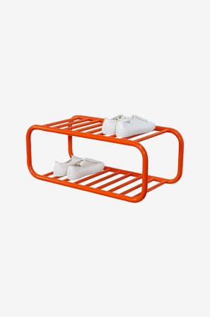 Spinder Design - Retro Skohylle - Orange - Skoskap - Fra Homeroom