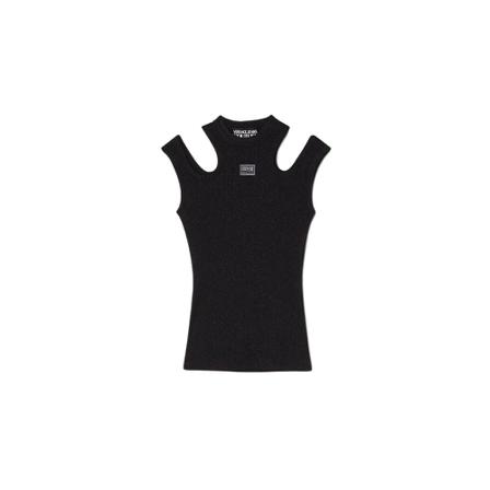 Versace Jeans Couture - Linnen - Svart - Dam - Storlek: Xs, Dam, Storlek: XS