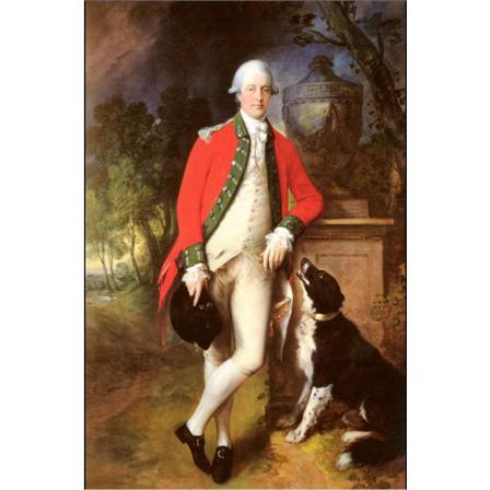 Colonel John Bullock (c. 1780), Thomas Gainsborough Brun