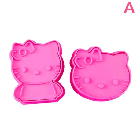 3D Tegneserieform Kakeutstikkere Grønnsak Frukt Sandwich Kutter Bakeutstyr Kitc{hw}