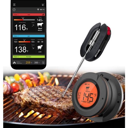 Kuppeltermometer, alt-i-ett-termometer, grilltermometer, kjernetemperaturmåler, steketermometer, ovnstermometer, grill