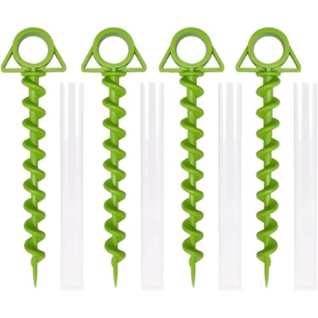 4 stk. Plastik Teltsøm, Camping Søm, Teltsøm med 4 stk., ZQKLA