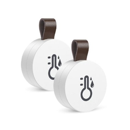 2 stk Trådløs Termometer Hygrometer Bluetooth Fjernbetjening Termometer Præcis Indendørs Temperatur (FMY)