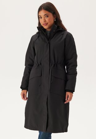 SELECTED FEMME - Slflizzi Technical Coat - Black - Kläder - - Bubbleroom