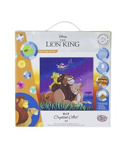 Crystal Art Canvastaulu Leijonakuningas