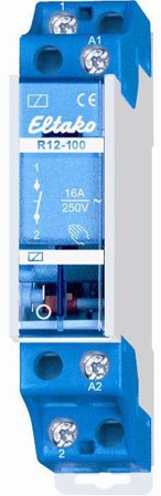 Eltako R12-100-230VAC Arbetsströmsrelä 1 slutande, 230 V, 16 A, Elfördelning & strömförsörjning