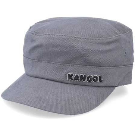 Kangol - Grå army Keps - Cotton Twill Army Grey Flexfit @ Hatstore
