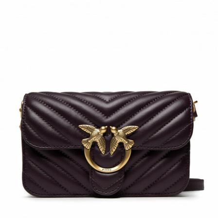 Pinko, Shoulder Bags Paars, Dames, Maat:ONE Size