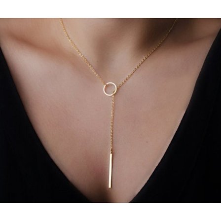 Bar Hänge Kedja Choker Halsband