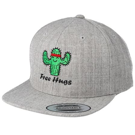 BOOM - Grau snapback Cap - Kids Free Hugs Heather Grey Snapback @ Hatstore