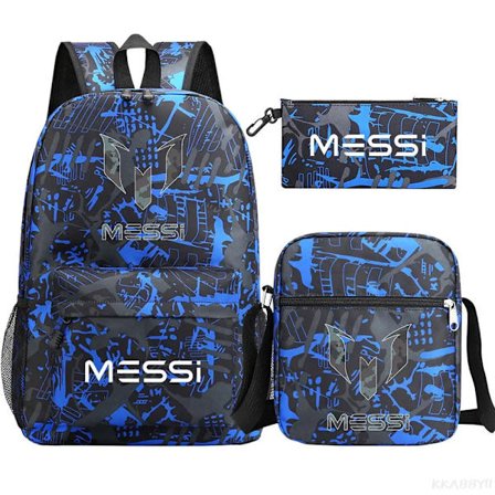 Fodbold Messi rygsæk 3 dele