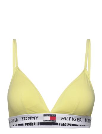 Padded Triangle Bra Lingerie Bras & Tops Soft Bras Triangle Bras Gul Tommy Hilfiger