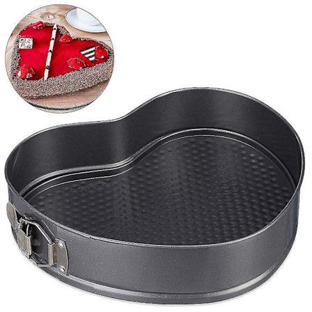 Hjärta Bakplåt Hjärta Springform Liten, non-stick belagd, hjärtformad Bakplåt Utlopp Bakplåt