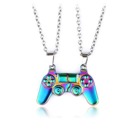 Par Pussel Halsband 2-pack Flerfärgad