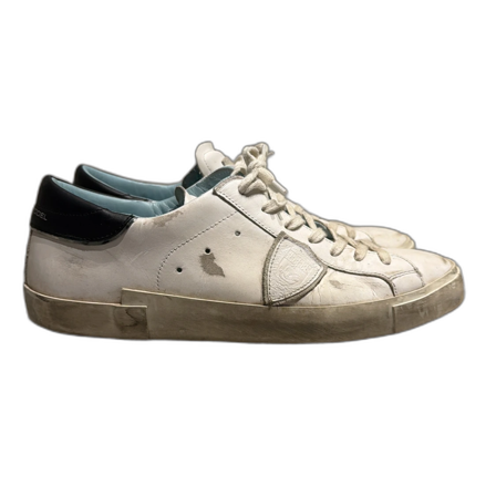 Philippe Model vita sneakers i skinn