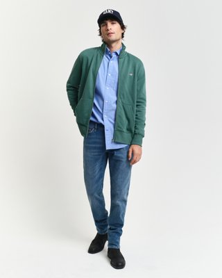 GANT - Active recover jeans i ekstra slim-fit til herre mid blue broken in