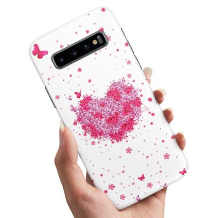 Samsung Galaxy S10 - Skal / Mobilskal Blomhjärta