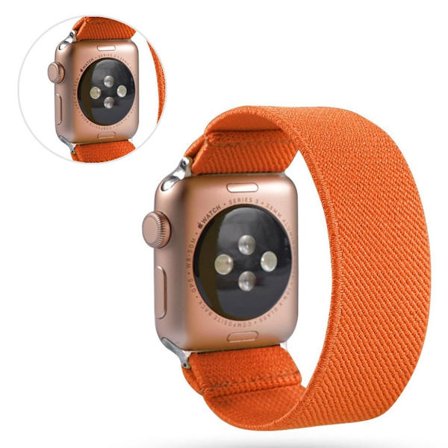 Apple Watch Series 5 40mm solid color nylon watch band - Orange