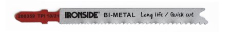 Ironside T123X Stikksagblad 5-pakning, Maskintilbehør & forbruk