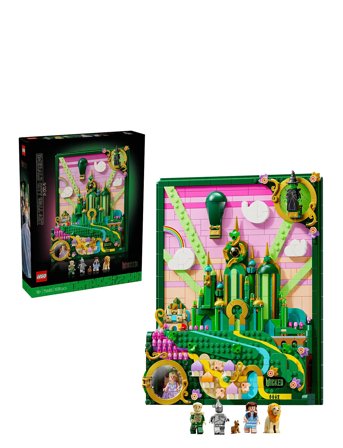 LEGO | Wicked Emerald City Wall Art Fantasy Gift For Adults 75685 | ONE SIZE
