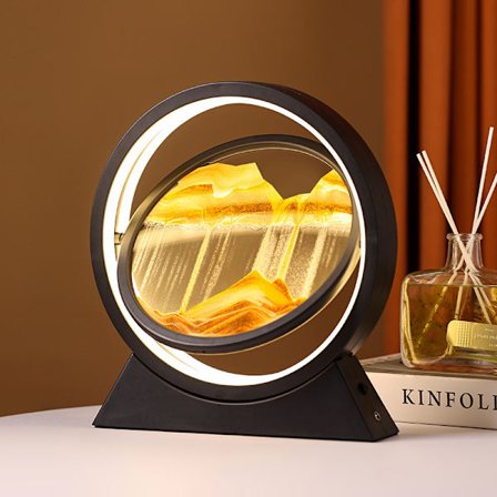 Liikkuva Hiekka Valokuvakehyksen (Sininen Kulta), 3D Koristeellinen Hiekka Kellon