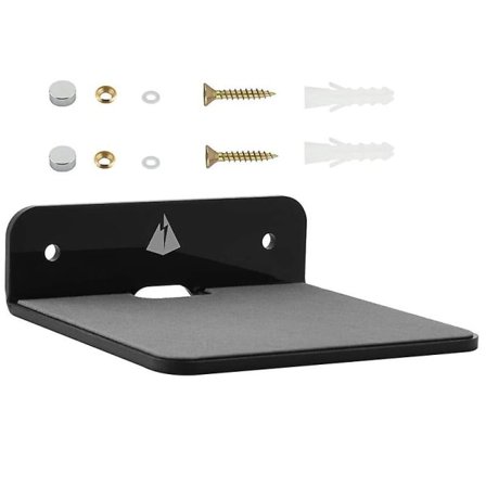 Väggmonterad Högtalarhylla, Liten Väggmonterad Högtalarhylla för Bluetooth-högtalare, Mobiltelefon, Leksaker_yux