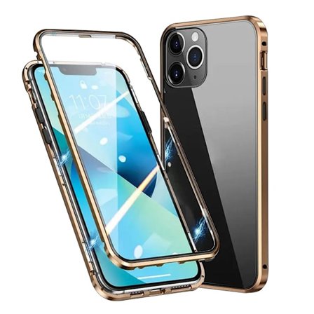 Dubbelsidigt iPhone 15 Pro skal - Guld