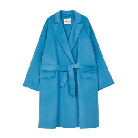 Ottod'Ame, Belted Coats Blauw, Dames, Maat:XS