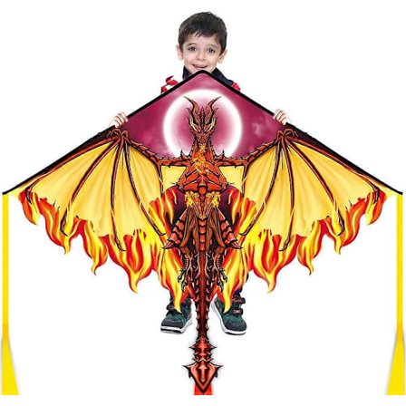 Drageflyger for barn og voksne, rød