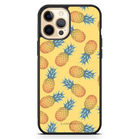 Bjornberry Hårdskal iPhone 12 Pro Max - Ananas