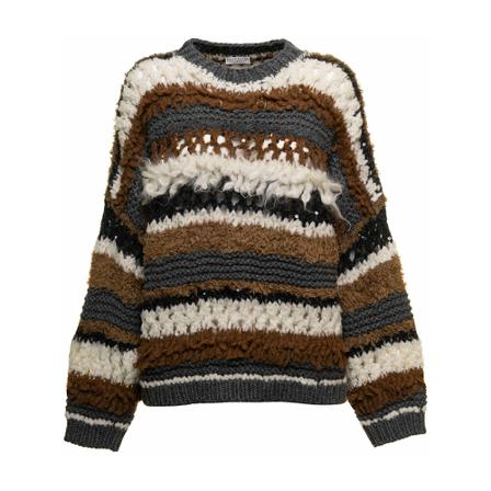 Brunello Cucinelli Sweater Brun, Dame