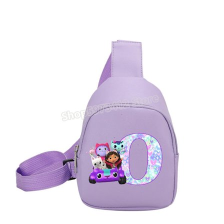 Gabby Dukkehus Crossbody skuldertasker Sød brysttaske med tryk Kawaii Fashion Talje Lomme Møntpung Rejsetaske Pigegaver