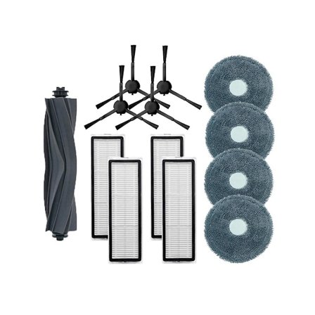 Tilbehør til Dreame L10S Pro / RLS6L / Xiaomi S10+ støvsuger - Rullebørste, sidebørste, HEPA-filter, moppklut