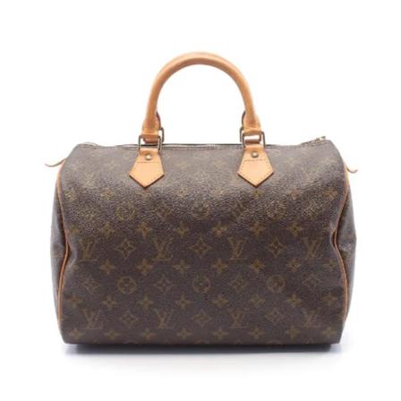 Louis Vuitton Vintage, Pre-owned Leather louis-vuitton-bags Bruin, Dames, Maat:ONE Size