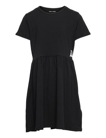 Basic Ss Dress Tencel Dresses & Skirts Dresses Casual Dresses Short-sleeved Casual Dresses Svart Mini Rodini