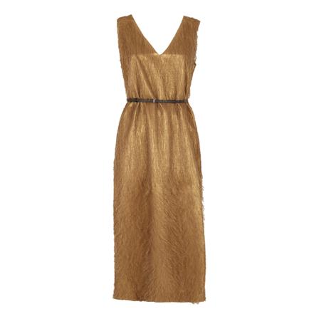 Fabiana Filippi Sleeveless Kjole Gul, Dame
