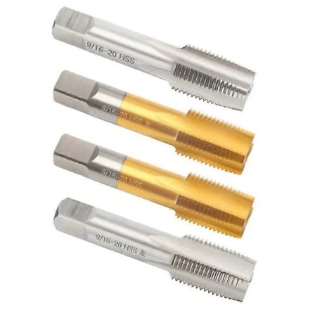 Gjengeverktøy for sykkelkrankarm 9/16 Venstre Høyre Pedal Reparasjonsbor