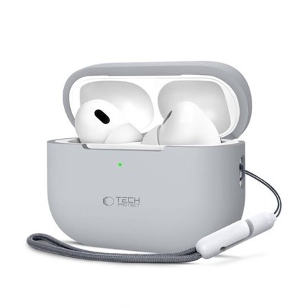 Tech-Protect silikonfodral för Apple AirPods Pro 1 / 2 - Grå