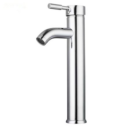 Handfatskran för badrum med hög blandare för handfat eller handfat, varm och kall justerbar blandare för handfat