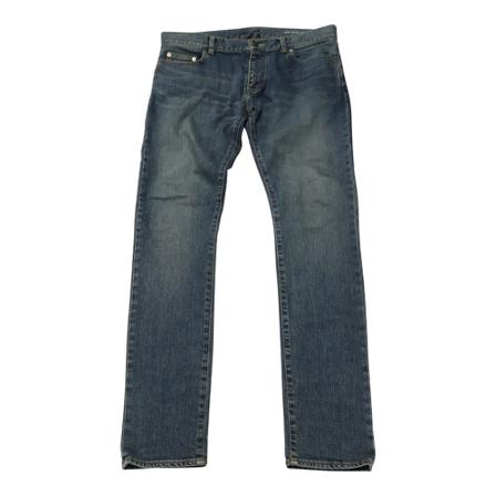 Saint Laurent Vintage pre-owned Stonewashed Jeans Blå, Herre, Størrelse: M
