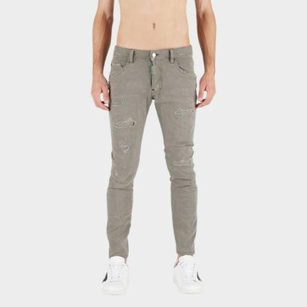 Dsquared2, Jeans Szary, Mężczyzna, Rozmiar: L